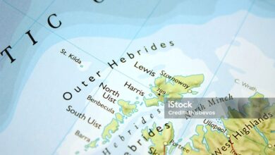 map hebrides islands