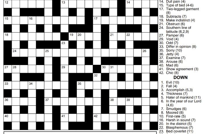 Jumbo Crossword