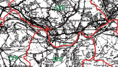 mirfield yorkshire map