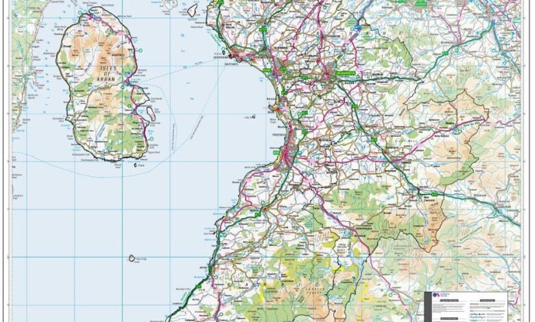 map of south ayrshire scotland