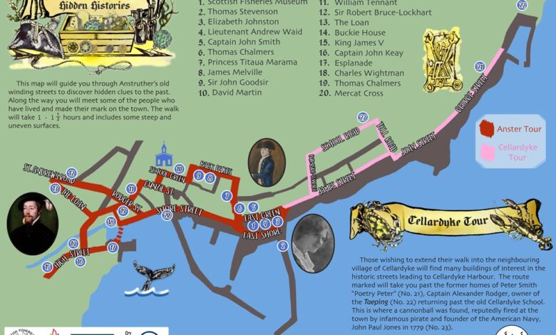 map of anstruther fife
