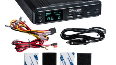 dash cam with battery pack