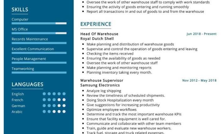 CV Warehouse Jobs