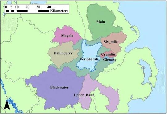 Lough Neagh Ireland Map