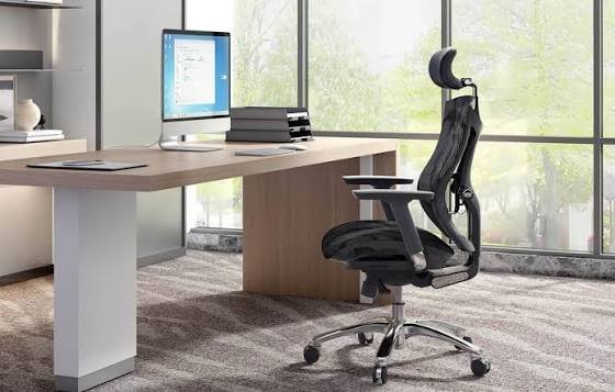 Desk Chair on Carpet