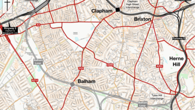 map of balham