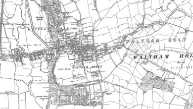 map waltham abbey