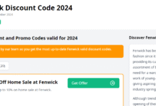 Fenwick Discount Code First Order