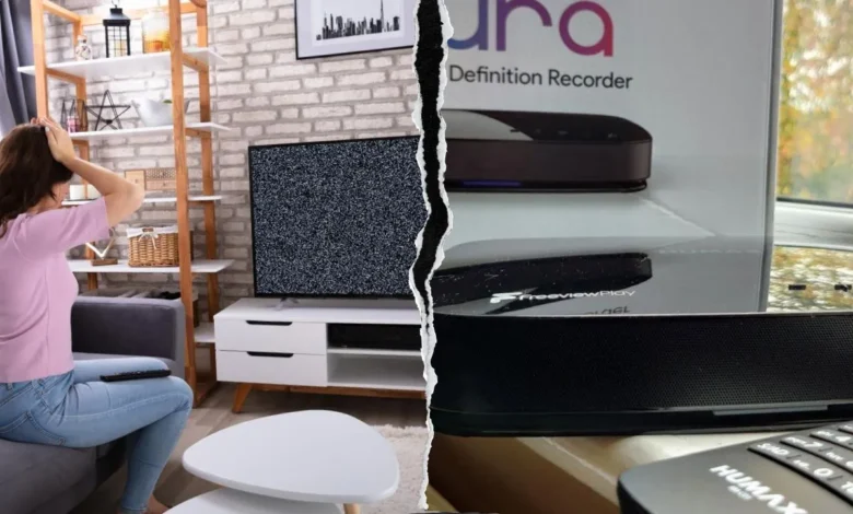 Humax Aura Freeview issues