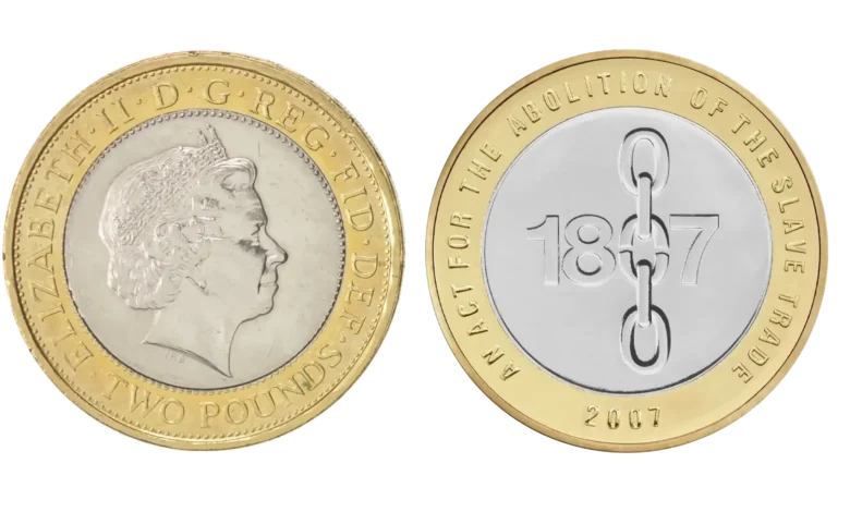 1807 slavery 2 coin value