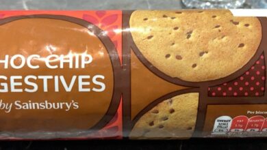Sainsburys Choc Chip Digestives