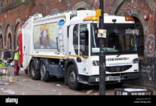 British Garbage Truck