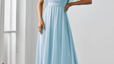 Baby Blue Bridesmaid Dresses