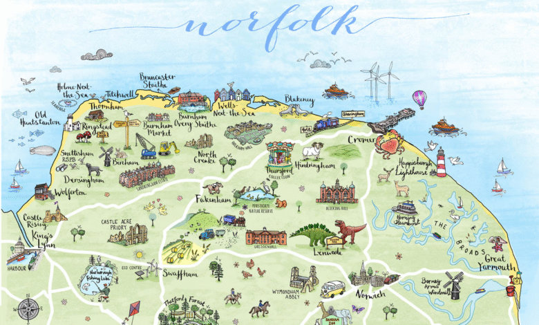 map of norfolk